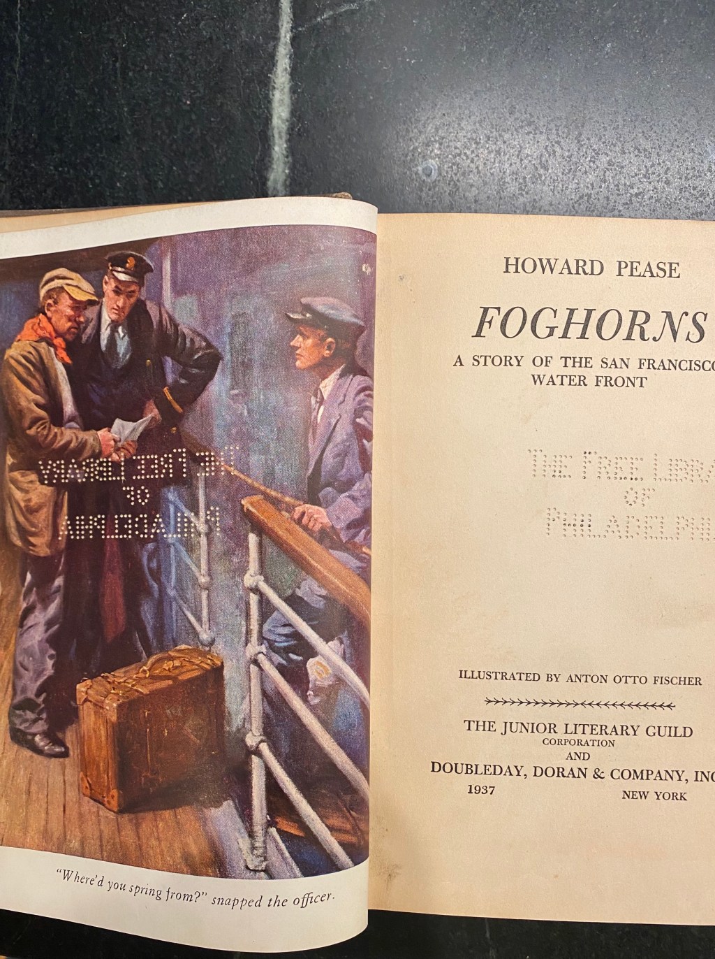 Foghorns, by Howard Pease.